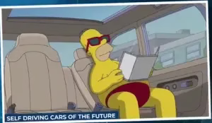 The-Simpsons-Prediction-About-Self-driving-Cars-of-the-future